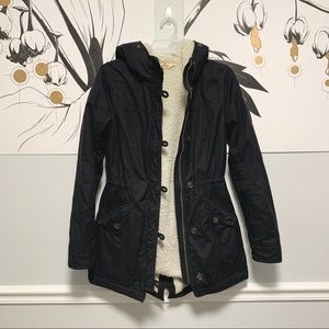 Fleece Lined Winter Coat | Hollister